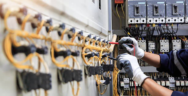 Professional Electrician technician working in White Settlement, TX